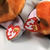 Ty SET of 2 Ty Beanie Boos - MEADOW Orange