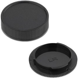 R Mount Camera Body Cap and Rear Lens Cap Cover Kit for Leica R LR Mount Cameras and Lens,Plastic Lens Rear Covers Camera Sensor Cap