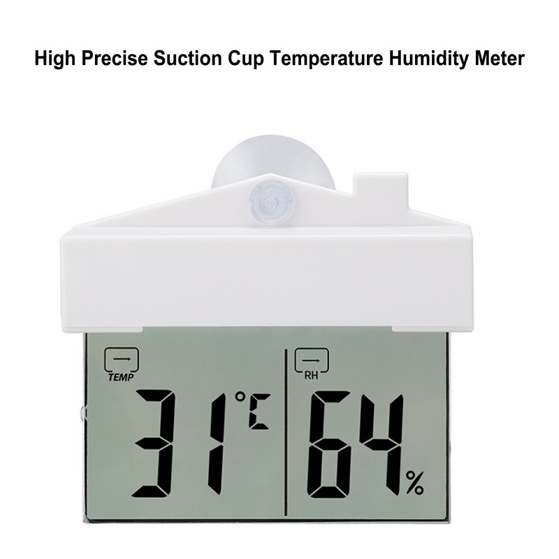 Indoor Hygrometer Thermometer LCD Screen High Accuracy Room Temperature Monitor