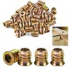 Raheem Pack of 40 Screw Nuts M4 x 10 mm,