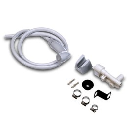 Dometic 385319054 OEM Toilet Vacuum Breaker Kit, With Hand Sprayer, White
