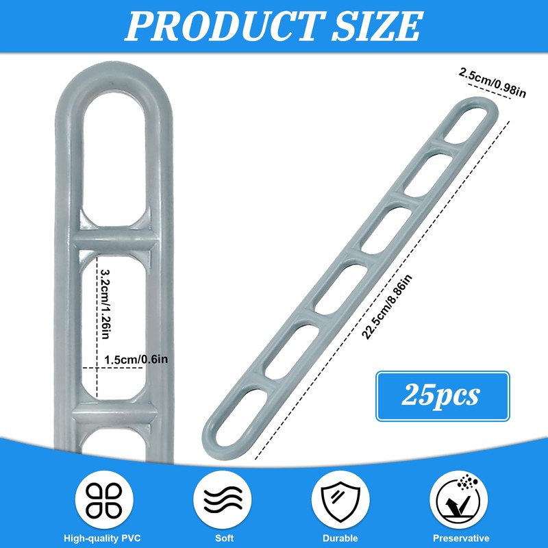 VGECEE Plastic Guy Element, Pack of 25 Ladder Guy Elements