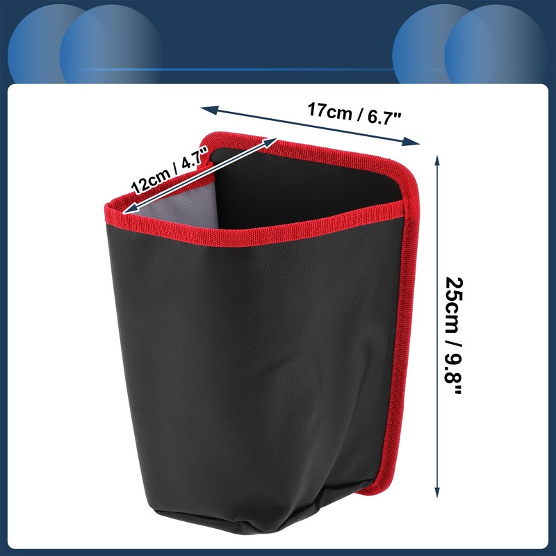 INFINAUTO Car Trash Can Front Seats 6.7" Length 4.7" Width
