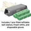 Victor M922 Fast-Kill Brand Ready-to-Use Refillable Mouse Station – 10