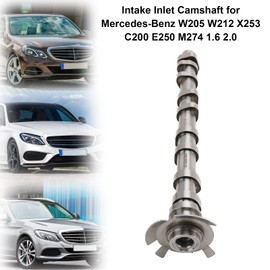 Topteng Intake Inlet Camshaft 2740501900 for Benz M274.910 1.6T / M274.920 2.0T, C180 2014-2015 W205 C205 S205 / 1.6T, E250 2013-2018 W212 W213 / 2.0T