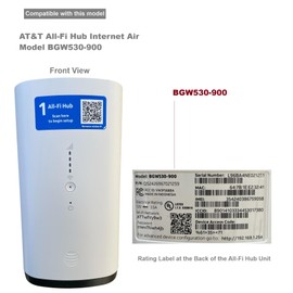 AC Adapter Compatible with AT&T All-Fi Hub Internet Air Model BGW530-900
