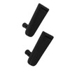 1 Pair Bike Rearview Mirror Plastic Handle Foldable 360 Degree