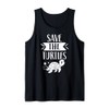 Save The Turtles Lover Turtle Animal Pet Tank Top