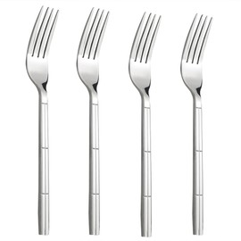 Lesbin Stainless Steel Tableware Dinner Forks/Table Forks, Set of 12, 8-Inch