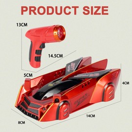 CMANLNYK Laser Remote Control Cars Toys - Kids Rc Car, Wall Climbing Race Car, Kids Laser Control Sport Cars, Christmas Thanksgiving Birthday Stunt Car Gift for Adults Teens Kids Men Boys Red