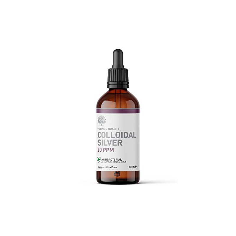 Nature's Greatest Secret Premium Quality Antibacterial 20ppm Colloidal Silver Dropper