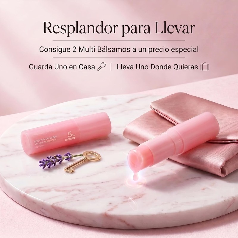 Bálsamo en Barra PDRN con Colágeno y Volufiline para Rostro,