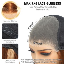 Real Hair Wig, Light Brown #4, Deep Wave, 9x6 (30x15 cm), Pre-Cut Lace Front Wig, Glueless Wig, Human Hair, 100% Unprocessed Brazilian Human Hair Wig, Natural Hairline, 22 Inches (56 cm)