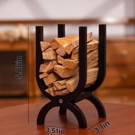 MOUGIGI Wooden Palo Santo Holder-Incense Storage Ideal for Palo Santo Sticks&Sage|Perfect for Meditation, Zen Rituals Energy Cleansing|Spiritual Decor for Yoga, Mindfulness Aromatherapy