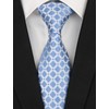 Secdtie Corbata de seda tejida jacquard a rayas grandes para