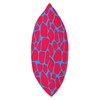 Safari Animal Print Co Colorful Bold Bright Red and Blue
