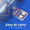 AODUKE 10 Slot Transparent Magnetic mini SIM and Micro SD