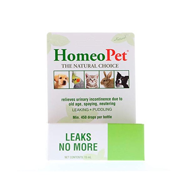 HomeoPet Leaks No More Urinary Incontinence 15ml