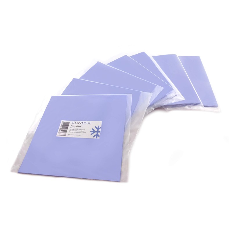 EC360® Blue 5W/mK Thermal Pad (200 x 200 x 4.0