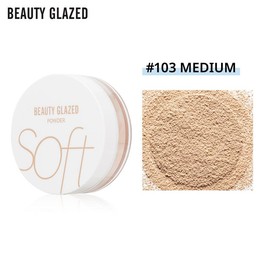 BEAUTY GLAZED Matte Oil-Controlling Powder - Waterproof, Traceless, Super Long-Lasting Flawless Lightweight Setting Makeup Cosmetic - Color: 103-MEDIUM