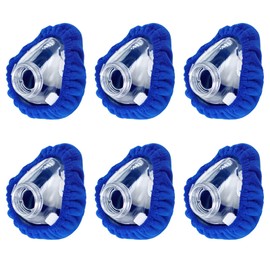 NATAKU 6-Pack Small CPAP' Mask Liners Complitable for Resmed F20 Full Face Mask Cushions, Ultra-Soft Micro-Fleece Reduces Air Leaks & Pressure Marks, Reusable Mask Covers, Breathable for All-Night