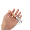 FOMIYES 4pcs Hairbrush Cleaning Tool Wood Handle Comb Brush for