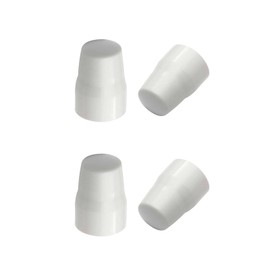 4PCS Radiator Valve Caps, Universal Push-Fit Radiator Caps for Safety, White Durable Plastic Covers for Home and Vehicle Radiators