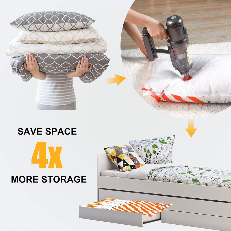 Sneakers Storage Pack for Travel Futon Compression Bags S (23.6
