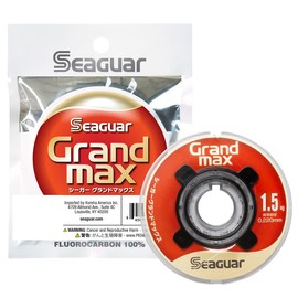 Seaguar JDM Grand Max 100% Fluorocarbon Fishing Line Leader 66yd, 24LB, Clear - 24GM66