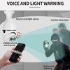 Dual Lens Camera 110 to 250V Sound and Light Alert