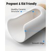 Viosuniu Ceramic Bathroom Cups Dispenser - 3-5 oz Disposable Paper