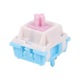 JOINIWELL Mechanical Keyboard Switches, Kiki Pink, 42gf Lubed Switches, LY Material Stem, Pre Lubed 5/3 Pin Switches, Linear Switch, Suitable for Gaming and Office Work, 35PCS