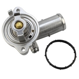 Cildea 5184651AH Upgrade Aluminium Thermostat Housing Assembly Fit for 2011-2015 Dodge Durango Jeep Grand Cherokee 2012-2018 Jeep Wrangler JK 3.6L V6 Replaces 902-852 5184651AG 05184651AF