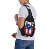 PVTIONXIE Puerto Rico Flag Sling Backpack for Women Men, Chest
