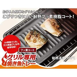 iMedia Grilled Fish Tray for Grill Fluorine Coat