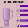 Saransh 40 oz Tumbler with Handle and Straw: Premium Insulation,