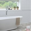 YOKIVE 2 Pcs Shower Head Extension Arm, G1/2 Male to