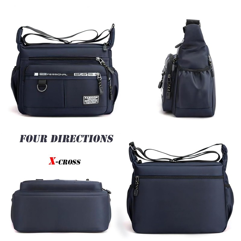 [X-cross] Cross Messenger Bag One Shoulder Crossbody Shoulder Bag Lightweight