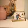 AhaGo Gold Floating Frame, 6"x8", Horizontal, 2 Set, For Picture