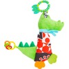 small foot 11423 Plush Crocodile Rattle Toddler Toy Educational Toy