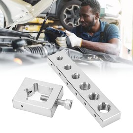 Safety Wire Drill Guide Set, Safety Wire Nut and Jig Kit, Carbon Steel High Hardness Precise Safety Wire Lockwire Nut and Drill Jig Metric