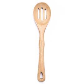 Wooden Spoon for Cooking 11.8 Inch Kitchen Slotted Spoon for Stirring Mixing Serving