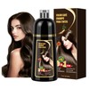 Shampoo para Canas, Hair Dye Shampoo 3 en 1 de