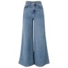 florence by mills Women's Total Softie Denim Wide Leg Jeans,