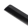 10Pcs Folding Comb Black Fine Teeth Durable Plastic Pocket Size