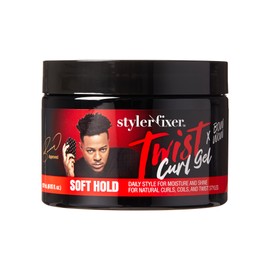 Red by Kiss X Bow Wow Styler Fixer Twist Curl Gel Soft Hold Keep Your Hair Moisturized, Nourished and Naturally Shiny Coconut Scent