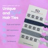 SportyBella Archery Hair Tie Set – 6pc Gift Pack with