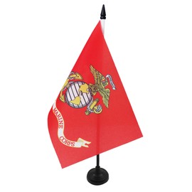 Desk Flag USA Marine Korps Flag of the United States Table Flag 14 x 21 cm AZ Flag 21x14 cm – Armed Forces