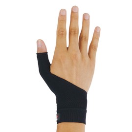 ZAMST [Badminton player Matsutomo's favorite supporter brand] Thumb thin-type supporter BODYMATE All sports M size Black 380502 380502