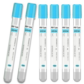 10Pcs 10ml PRP Tubes with ACD and Separation Gel – Sterile Disposable Tubes for PRP Preparation